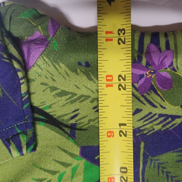 Bogey Is Life Bamboo Tropical Print Mens Golf Polo Size XL Athletic Fit Heavy - Picture 7 of 8